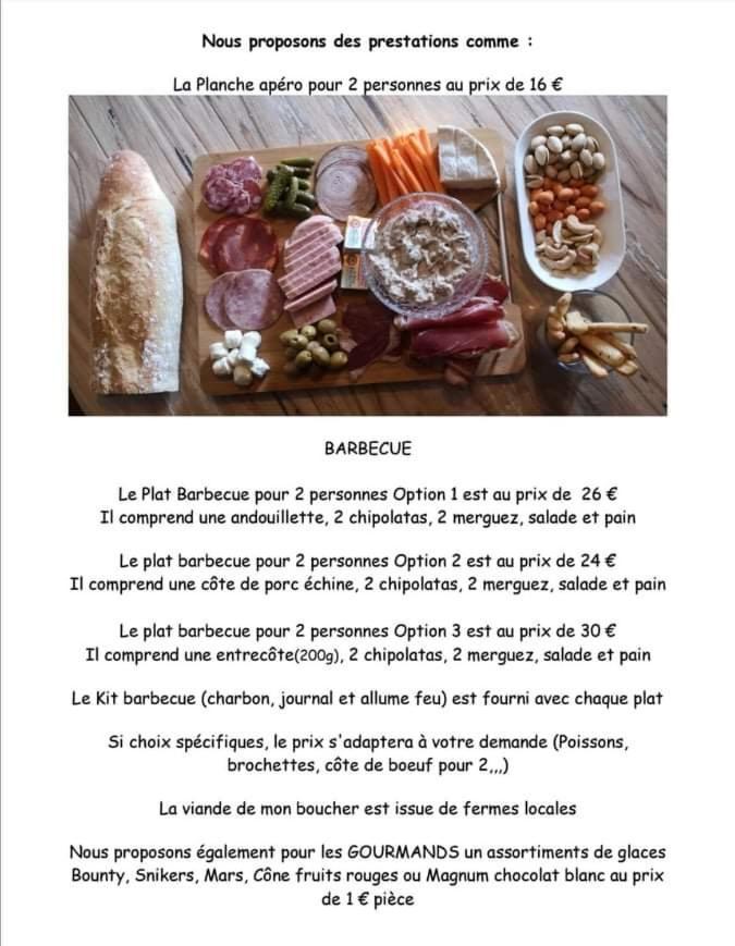 La Roulotte De La Trigalle Valognes Buitenkant foto
